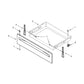 Whirlpool Range, Oven & Cooktop Drawer Glide - W10807828, Replaces: W10674708