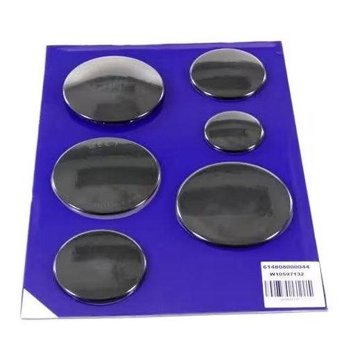 Whirlpool Range, Oven & Cooktop Burner Cap Kit - W10819916, Replaces: W10597132