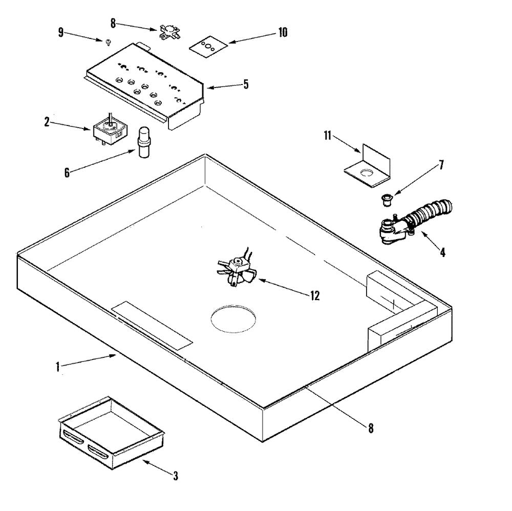 Whirlpool Range, Oven & Cooktop Surface Element & Infinite Switch Kit - W10823734, Replaces: 12002250