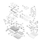 Whirlpool Refrigerator & Freezer Glass Shelf - W10830307, Replaces: W10493529