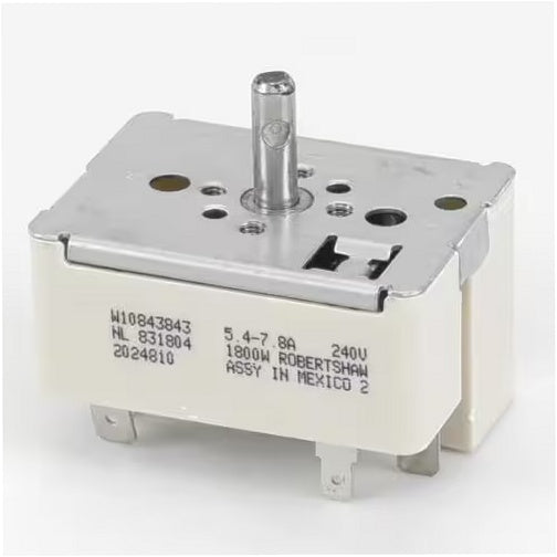 Whirlpool Range, Oven & Cooktop Infinite Switch - W10843843