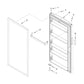 Whirlpool Refrigerator & Freezer Door Gasket - W10856583, Replaces: W10574474