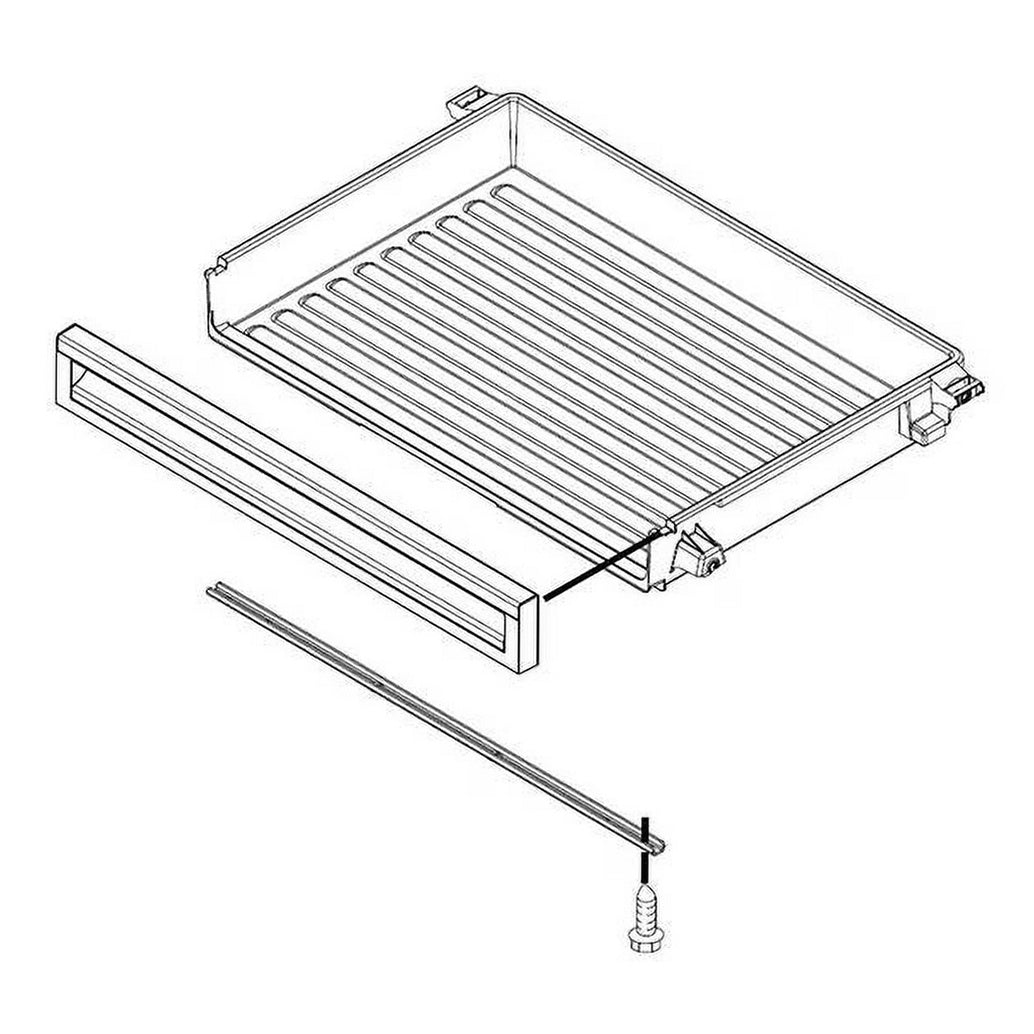 Whirlpool Refrigerator & Freezer Freezer Bin - W10858802, Replaces: W10493164
