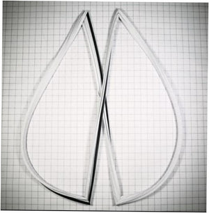 Whirlpool Refrigerator Door Gasket (White) - W10860480, Replaces: W10692652
