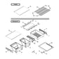Whirlpool Refrigerator & Freezer Shelf Holder - W10861519, Replaces: W10628698