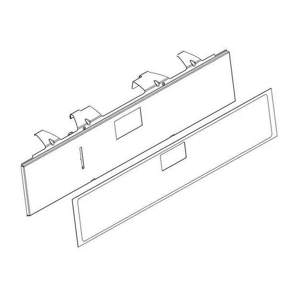 Whirlpool Range, Oven & Cooktop Control Panel (Stainless) - W10877769, Replaces: W10840439