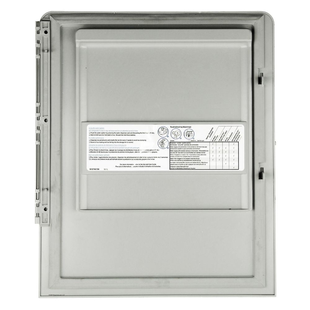 Whirlpool Refrigerator Ice Door - W10887795