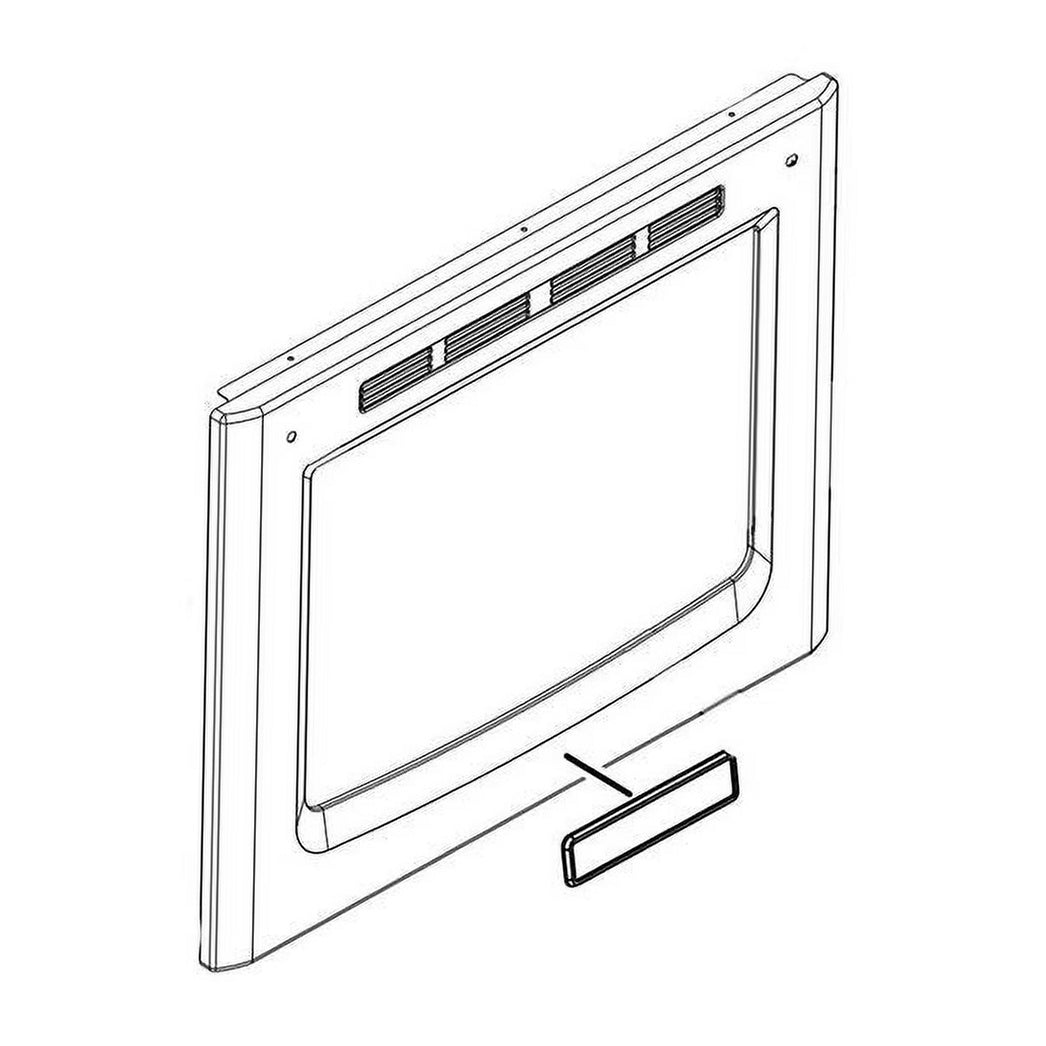 Whirlpool Range, Oven & Cooktop Door Glass - W10906445, Replaces: W10692526