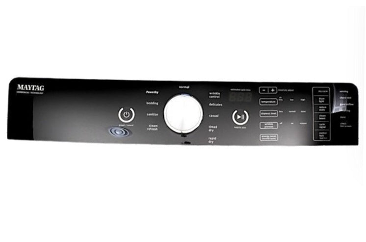 Whirlpool Dryer Control Panel - W10919206, Replaces: W10783696