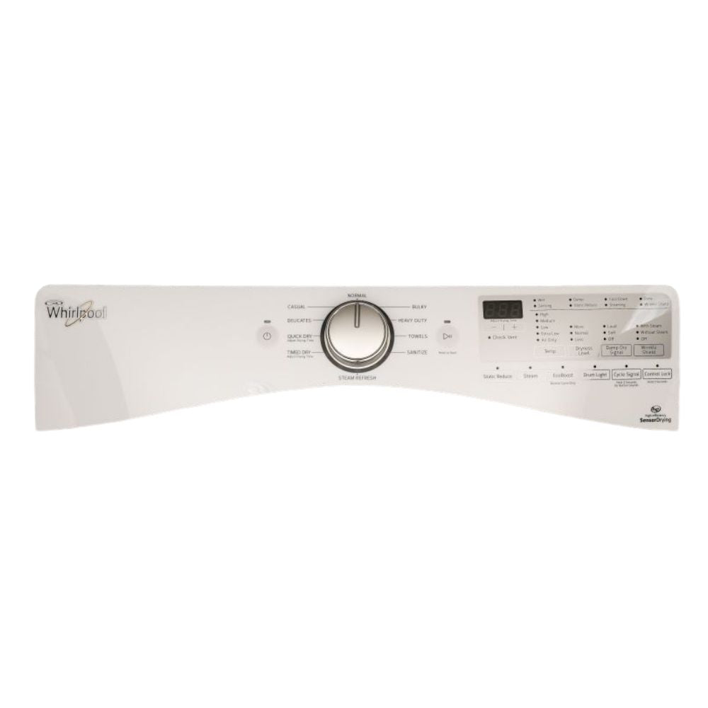 Whirlpool Dryer Control Panel - W10919216