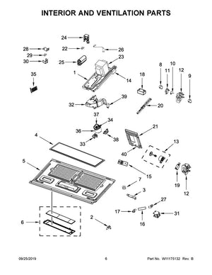 Transformateur pour micro-ondes Whirlpool - W11087316