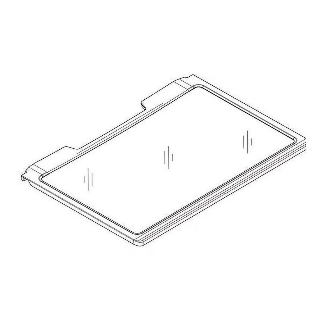 Whirlpool Refrigerator & Freezer Glass Shelf - W11089490, Replaces: W10884197