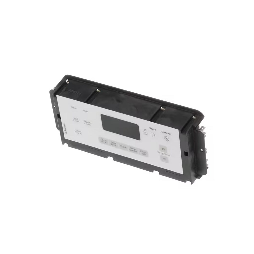 Whirlpool Range, Oven & Cooktop Control Board with Overlay (White) - W11122546, Replaces: W10834006