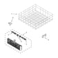 Whirlpool Dishwasher Silverware Basket - W11158802, Replaces: 8535075