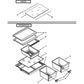 Whirlpool Refrigerator & Freezer Glass Shelf - W11181679, Replaces: 2214064