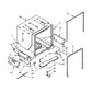 Whirlpool Dishwasher Door Gasket Seal - W11196317, Replaces: 8193709