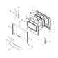 Whirlpool Range, Oven & Cooktop Outer Door Glass (Stainless) - W11219379, Replaces: W10851726