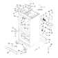Whirlpool Refrigerator Hinge Bushing - W11223833, Replaces: W10732518