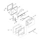 Whirlpool Range, Oven & Cooktop Door Hinge - W11226493, Replaces: W10885516