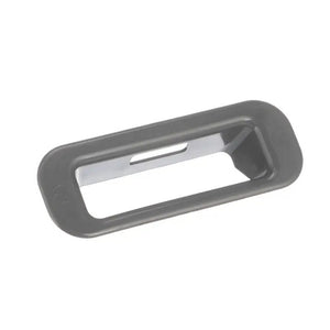 Whirlpool Washer Lid Lock Bezel (Chrome Shadow) - W11237158, Replaces: W10665169