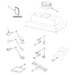 Whirlpool Range, Oven & Cooktop Control Housing - W11387938, Replaces: W10370649