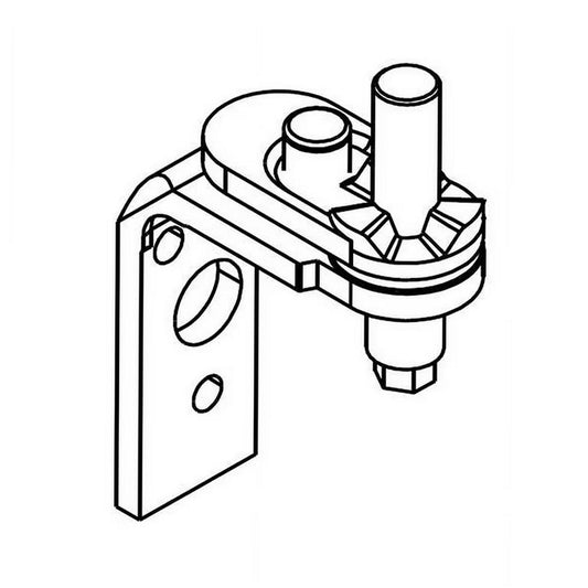 Whirlpool Refrigerator & Freezer Door Hinge and Cam - W11399415, Replaces: W11097327