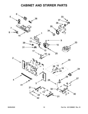 Whirlpool Microwave Wire Harness - W11449277, Replaces: W10371813
