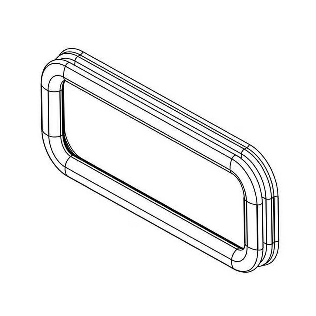 Whirlpool Refrigerator & Freezer Chute Gasket - W11504378, Replaces: W11261135