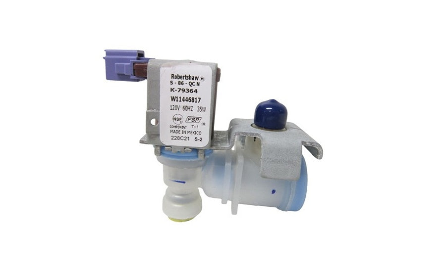 Whirlpool Refrigerator & Freezer Water Inlet Valve - W11519244, Replaces: W11446817