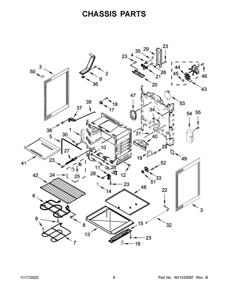 Whirlpool Range, Oven & Cooktop Oven Rack - W11520287, Replaces: 3195710