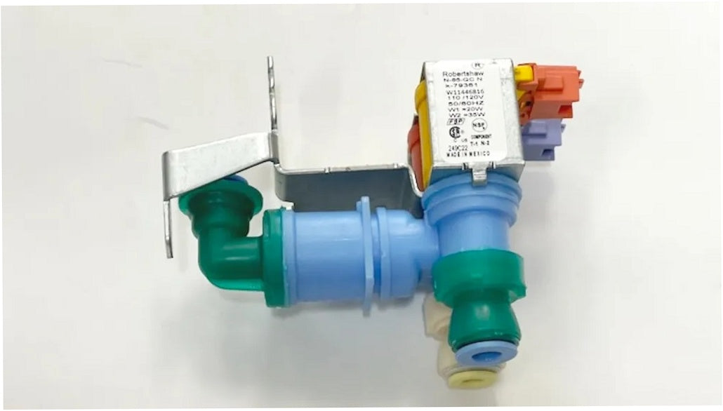 Whirlpool Refrigerator & Freezer Water Inlet Valve - W11524655, Replaces: W11446816