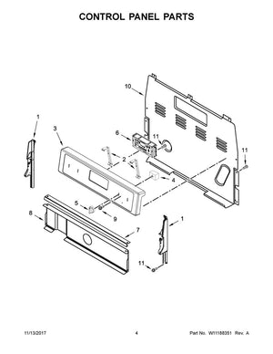 Whirlpool Range /Oven Range Electronic Control Board - W11546093