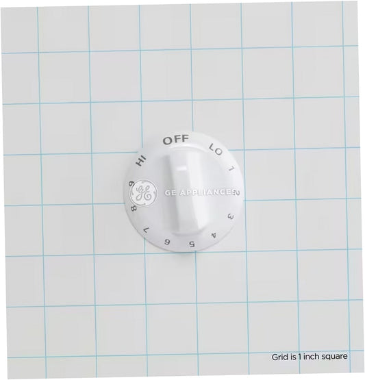 GE Range, Oven & Cooktop Control Knob (White) - WB03T10011, Replaces: WB03X10297