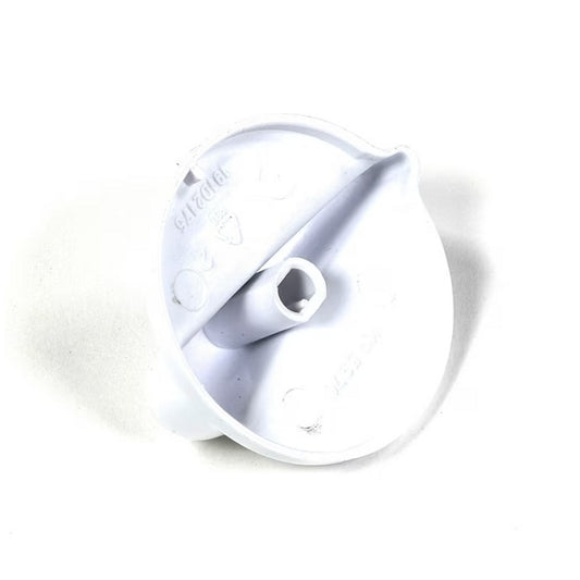 GE Range, Oven & Cooktop Control Knob (WHT) - WB03T10027, Replaces: WB3T10027