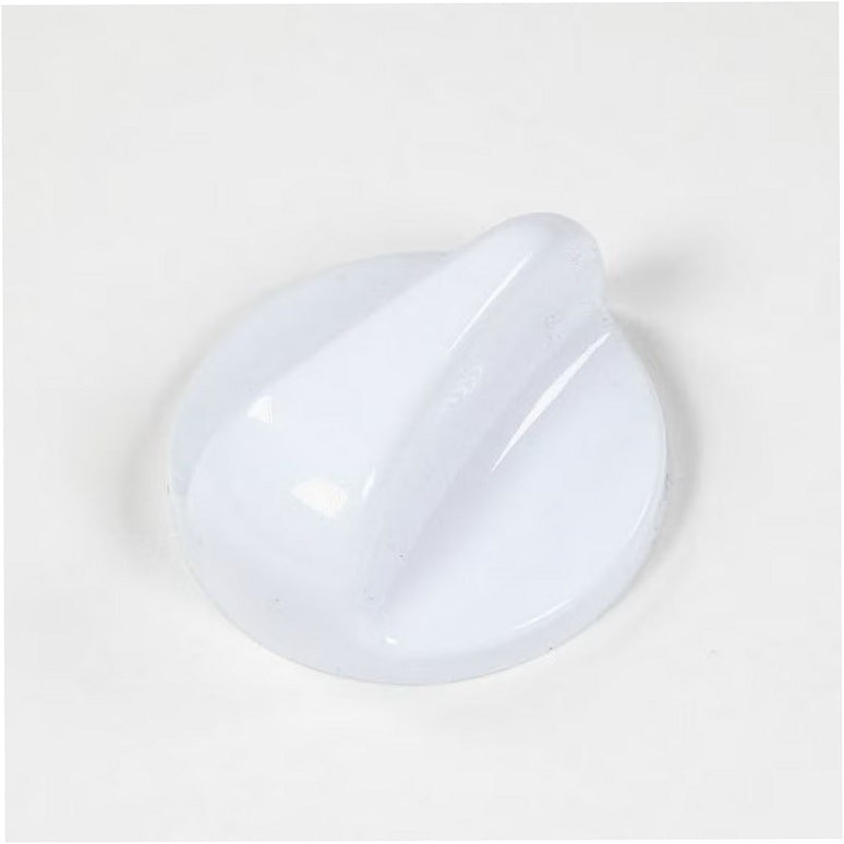 GE Range, Oven & Cooktop Burner Control Knob (White) - WB03T10076, Replaces: WB3T10076