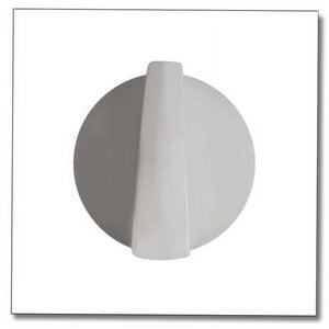 GE Range /Oven Valve Control Knob (White) - WB03X21228, Replaces: AP5789951
