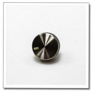 GE Range /Oven Burner Control Knob (Stainless Steel) - WB03X24360, Replaces: WB03T10259