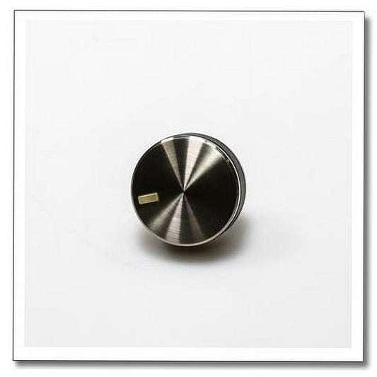 GE Range, Oven & Cooktop Burner Control Knob (Stainless Steel) - WB03X24360, Replaces: WB03T10259