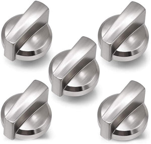 GE Range /Oven Knob Assembly (Stainless) - WB03X25796, Replaces: WB03T10326
