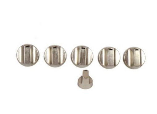 GE Range, Oven & Cooktop Knob Kit (Stainless) - WB03X32194, Replaces: WB03T10320