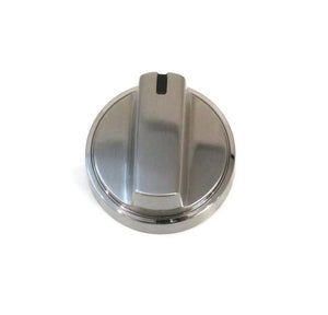 GE Range /Oven Control Knob (Stainless) - WB03X34871, Replaces: WB03X25150