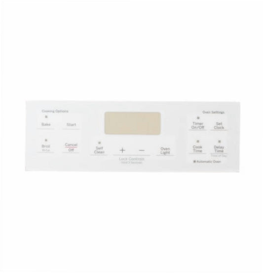 GE Range, Oven & Cooktop Overlay (White) - WB07X25206