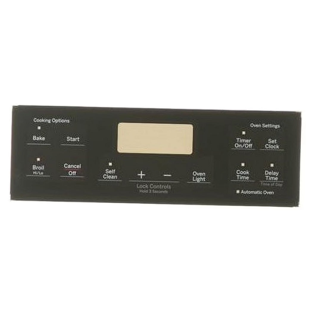 GE Range, Oven & Cooktop Overlay (Black) - WB07X25217
