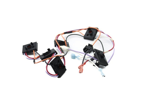 GE Range, Oven & Cooktop Harness and Switch Assembly - WB18T10454, Replaces: WB18T10367