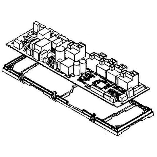 GE Range, Oven & Cooktop Control Board - WB27X36808, Replaces: WB27X33036