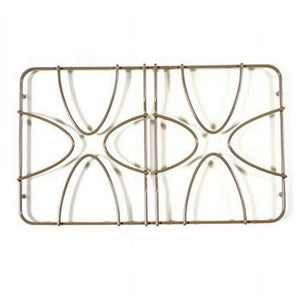 GE Range /Oven Burner Grate Kit (Satin Black) - WB31X28386, Replaces: WB31T10049