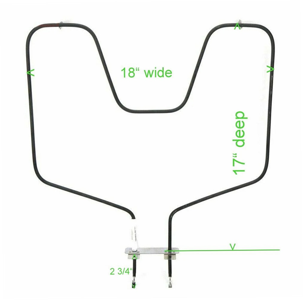 GE Range, Oven & Cooktop Bake Element - WB44T10010, Replaces: WB44T10010-9PK