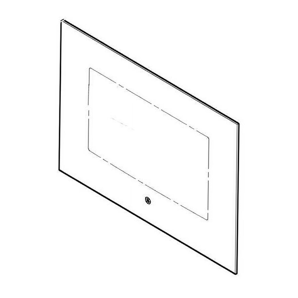 GE Range, Oven & Cooktop Oven Door Glass (Black) - WB56X26637
