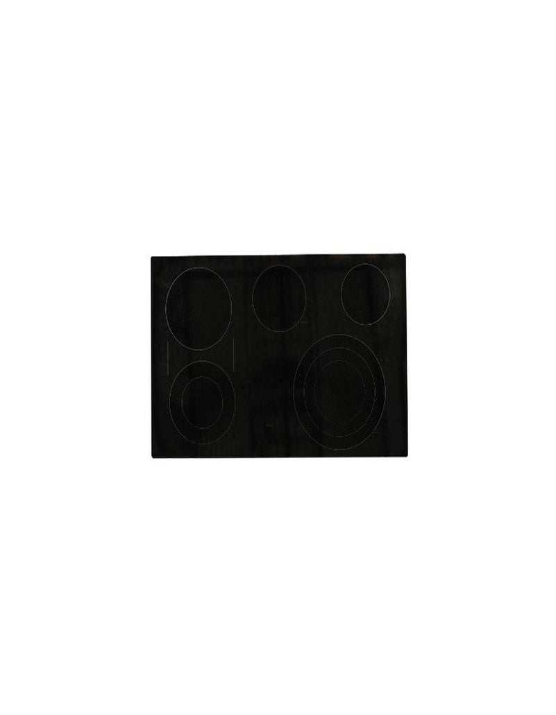 GE Range, Oven & Cooktop Main Glass Cooktop (Black) - WB62X25968, Replaces: WB62X20898