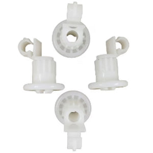 Kit de roulettes pour panier supérieur de lave-vaisselle GE - WD12X10327, remplace : WD12X0330